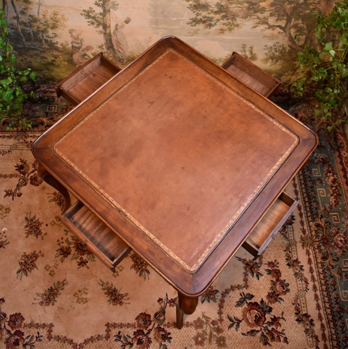 Cabaret Table Forming A Games Table, Center Table, Pedestal Table, Late 18th-early 19th Century-photo-1