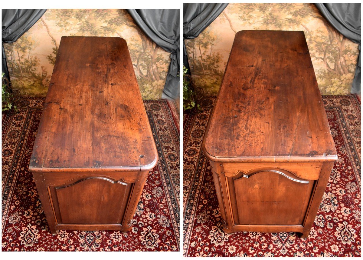 Louis XIV / Regency Period Buffet In Fruit Wood, Early 18th Century-photo-5