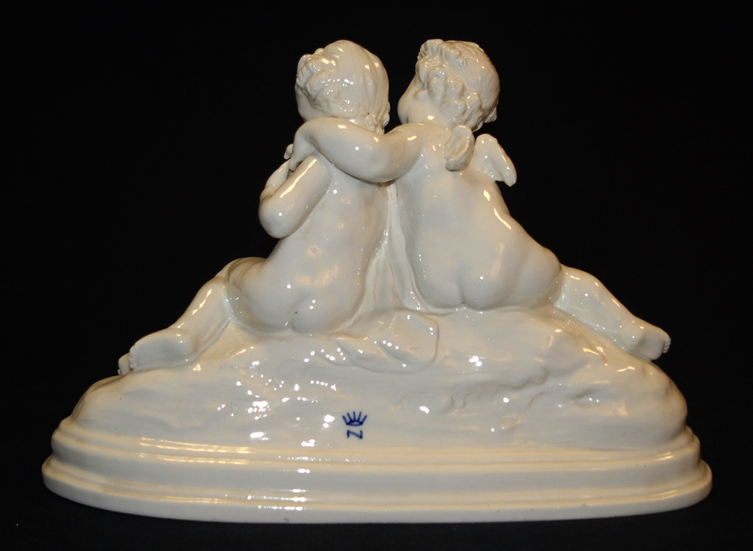 Statue, Groupe En Porcelaine Blanche , Capodimonte,  Fin XIXème-photo-2