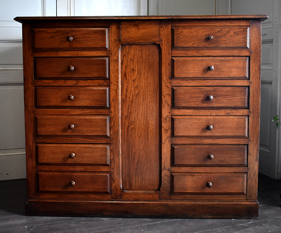 Commercial Furniture, Countertop, Solid Oak, Cabinet With Drawers-photo-2