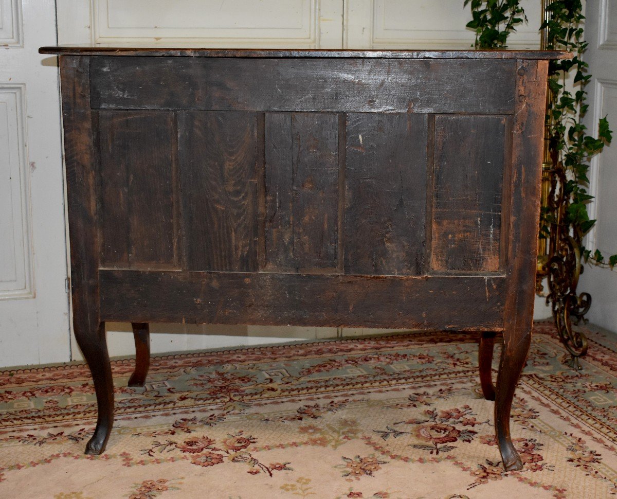 Transition Commode, Walnut, Eighteenth Century-photo-8