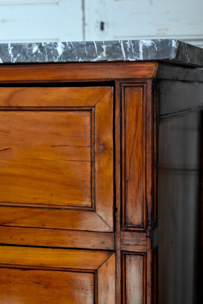 Consulate Period Commode, Lion's Paw Feet, Marble Top, Circa 1800-photo-6