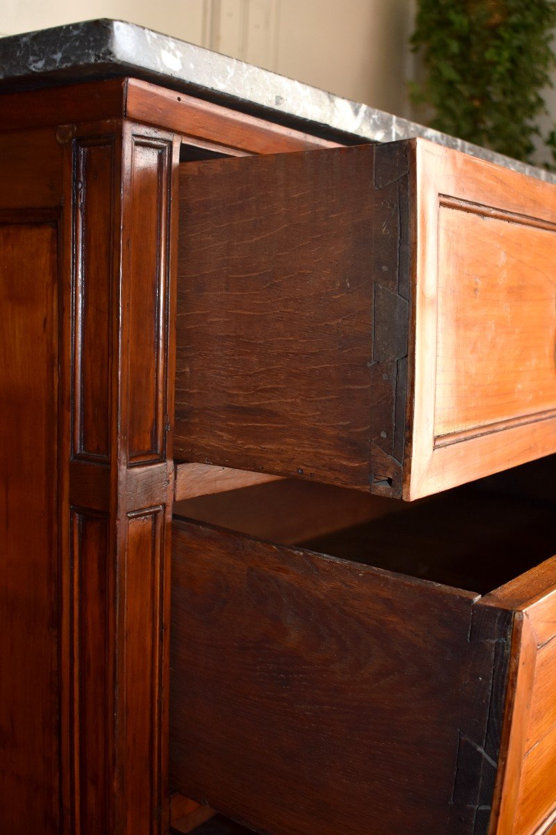 Consulate Period Commode, Lion's Paw Feet, Marble Top, Circa 1800-photo-7