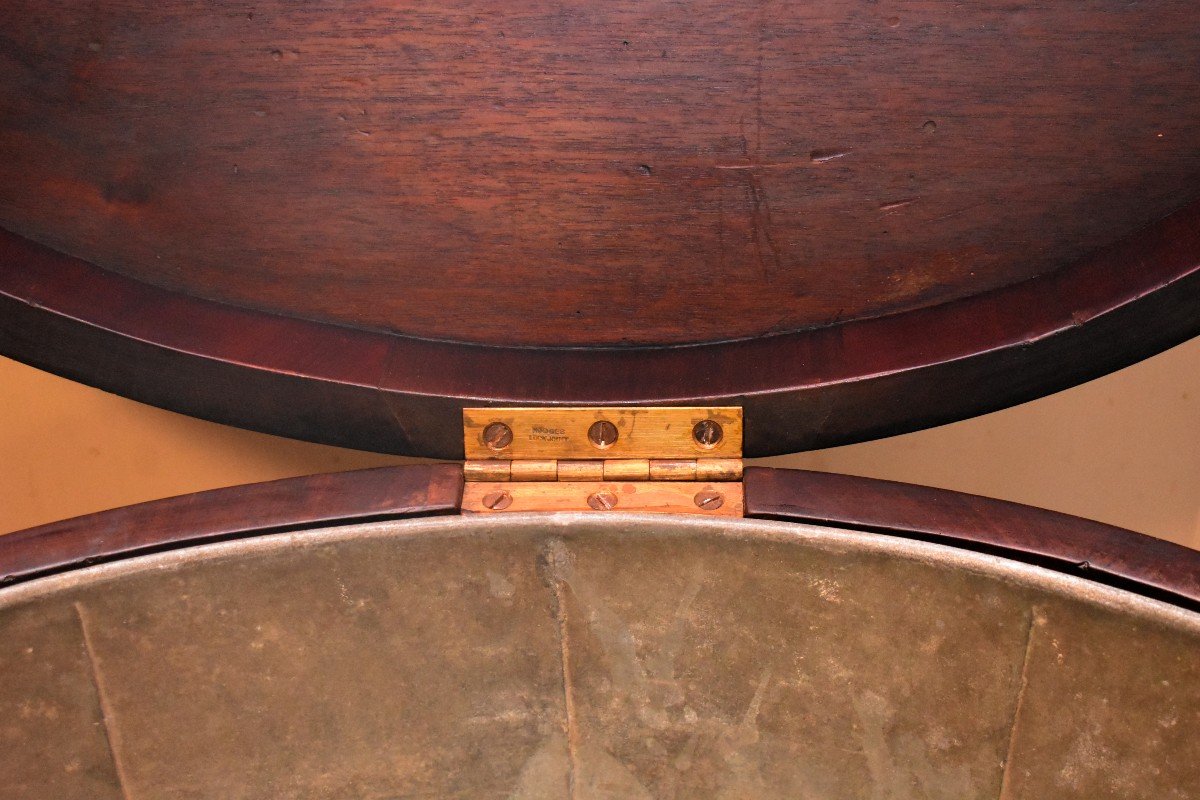  Wine Cooler, Bar, Sideboard, Side Cabinet, Mahogany And Mahogany Veneer, England Period XIX-photo-6