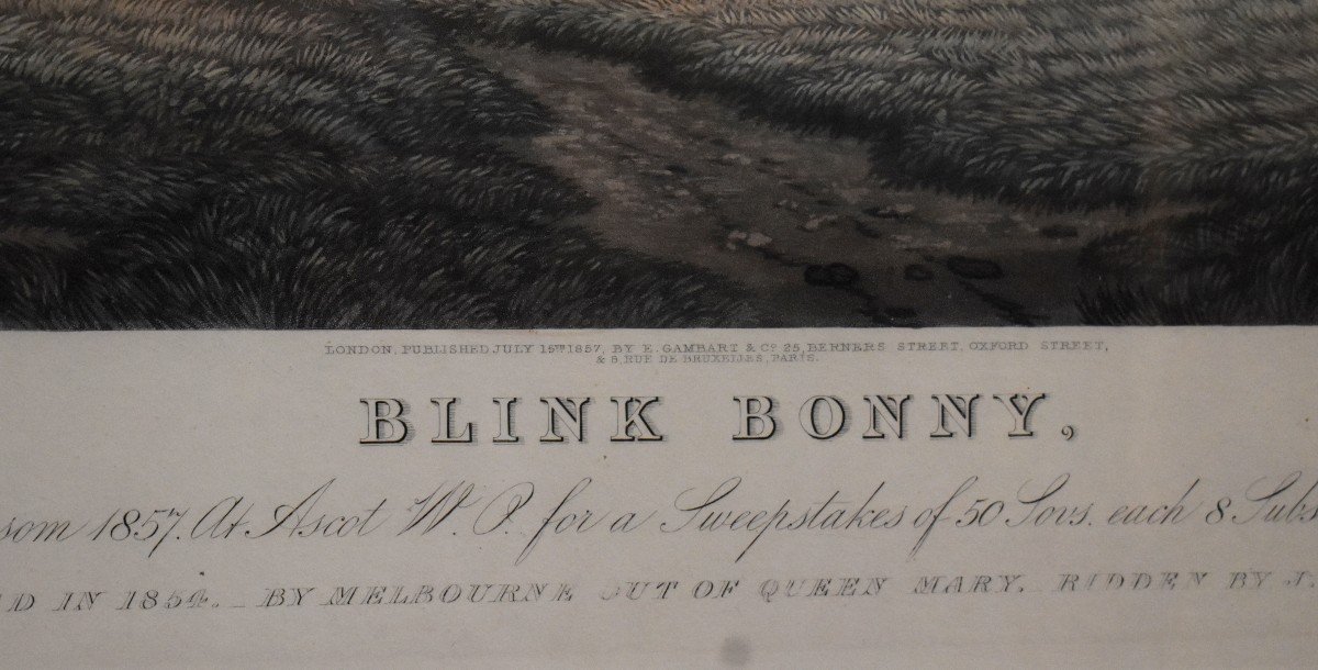 Blink Bonny, Color Engraving, Horse-photo-6