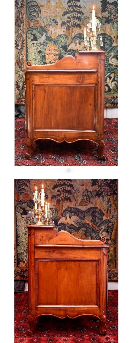 Coffered Desk XVIII Eme, Middle Desk, Changer Desk, Louis XV-photo-6