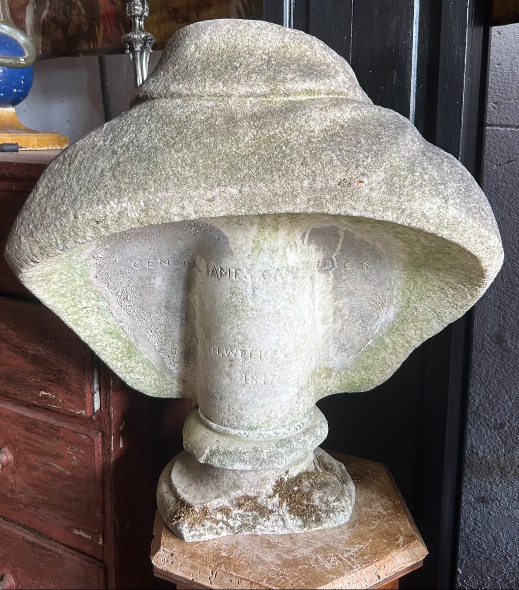 19th Century Marble Bust-photo-1