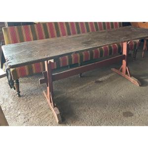 Rustic 17th Console Table 