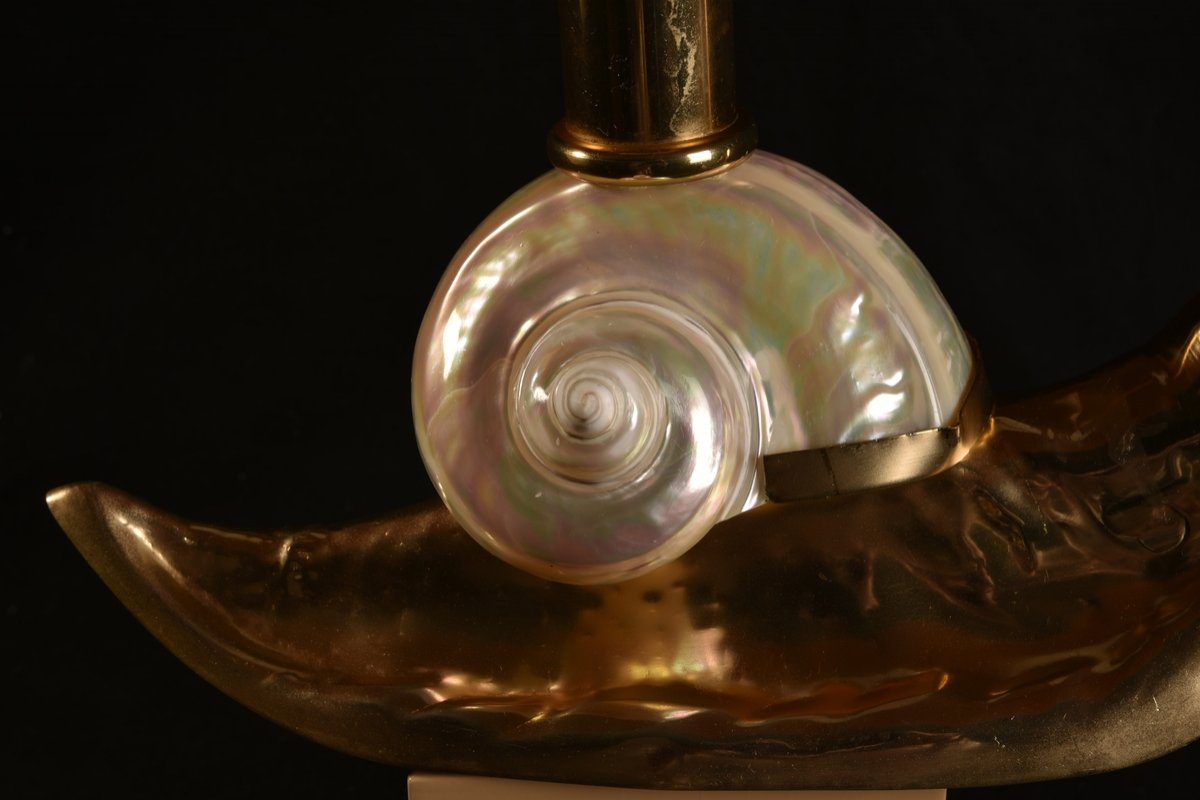 Snail Lamp From The 60s.-photo-3