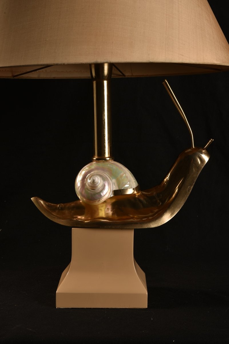 Snail Lamp From The 60s.-photo-4