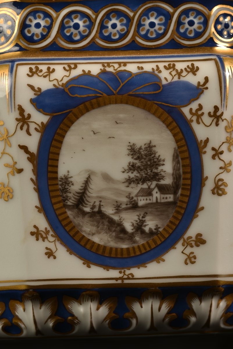 Nymphenburg. Bayerisches Königsservice. Porcelain Terrine. XXth.-photo-3