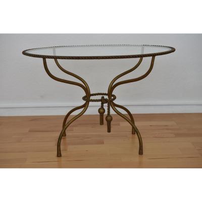Brass Twisted Brass Table.
