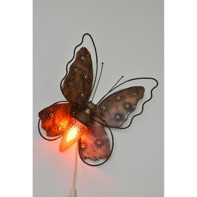 Butterfly Wall Lamp Dating From The 60's