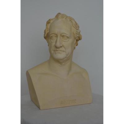 Life-size Bust Of Goethe. Rauch's Project.