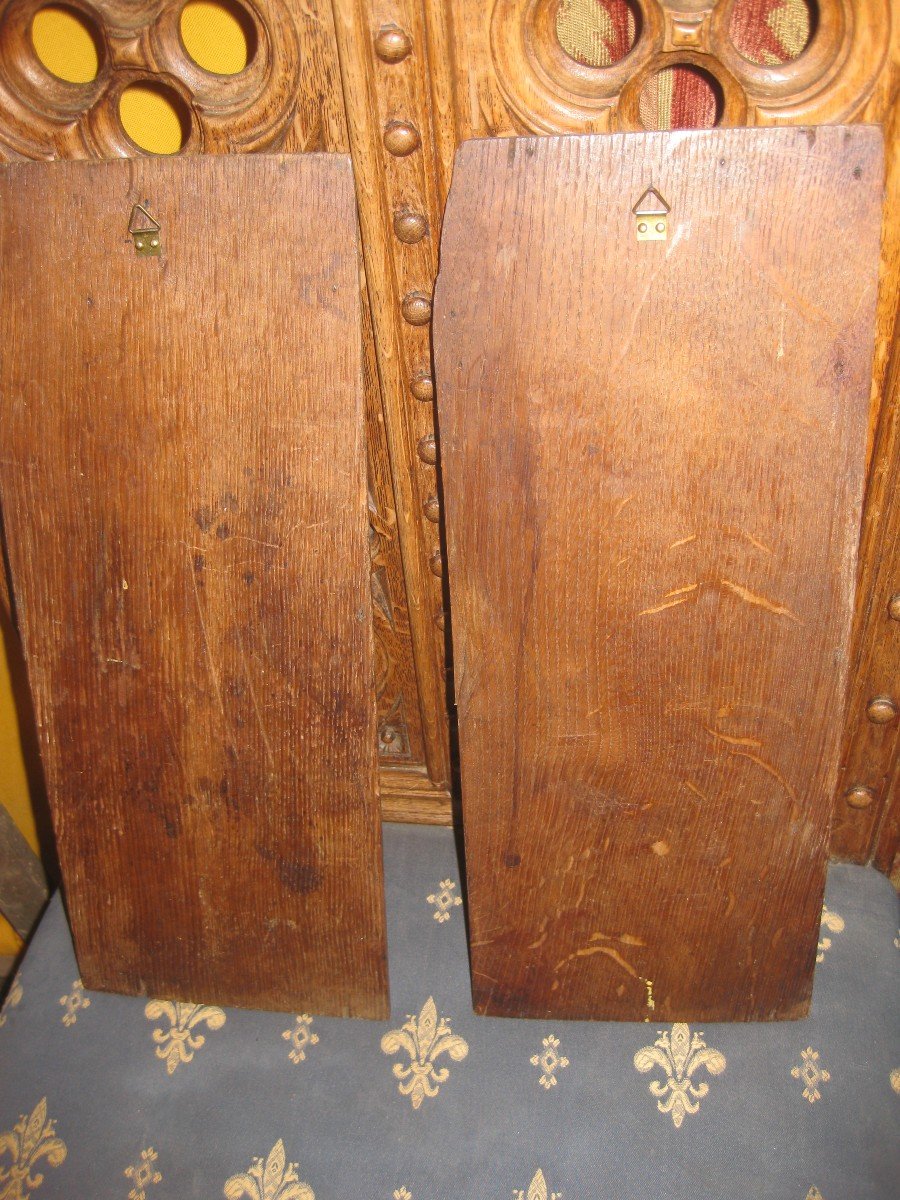 Pair Of Renaissance Style Panels.-photo-3