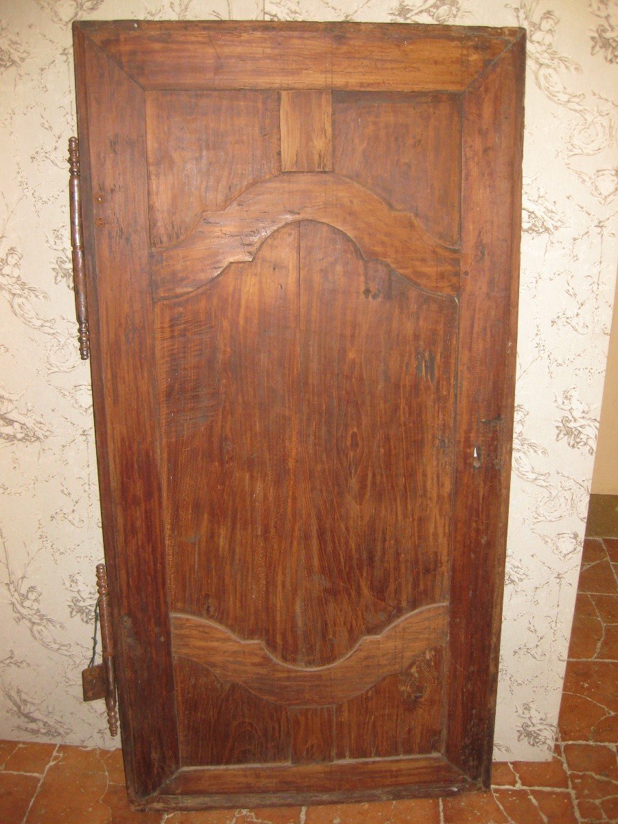 Louis XIV Door In Cherry Wood.-photo-3