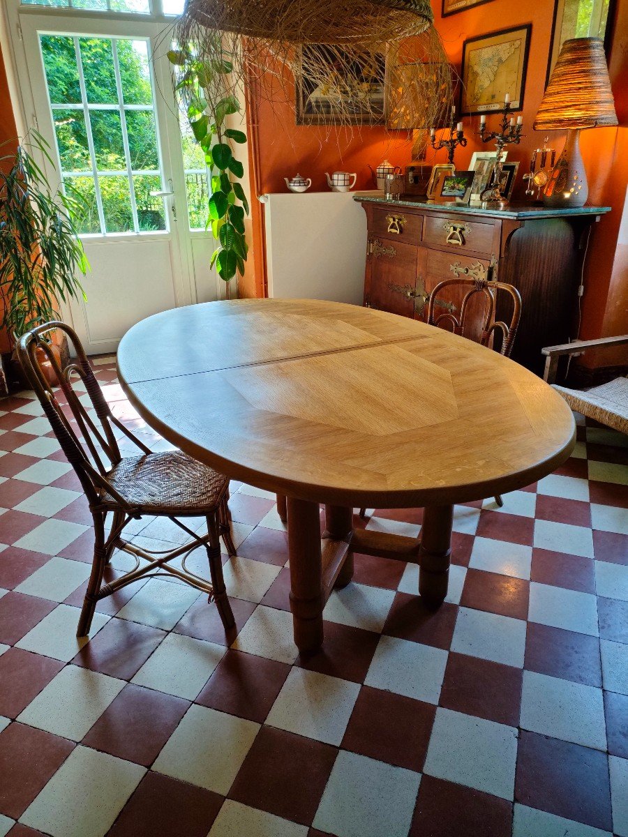 Guillerme Et Chambron - Large Oval Table-photo-3