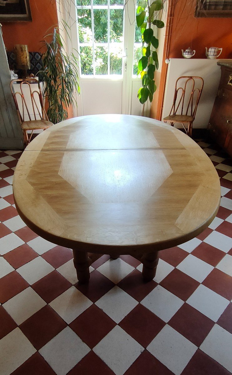 Guillerme Et Chambron - Large Oval Table-photo-3