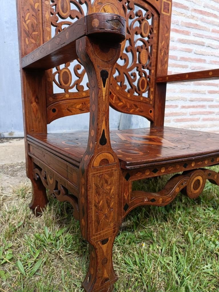 Fauteuil Anglo-indien - XIXème-photo-7