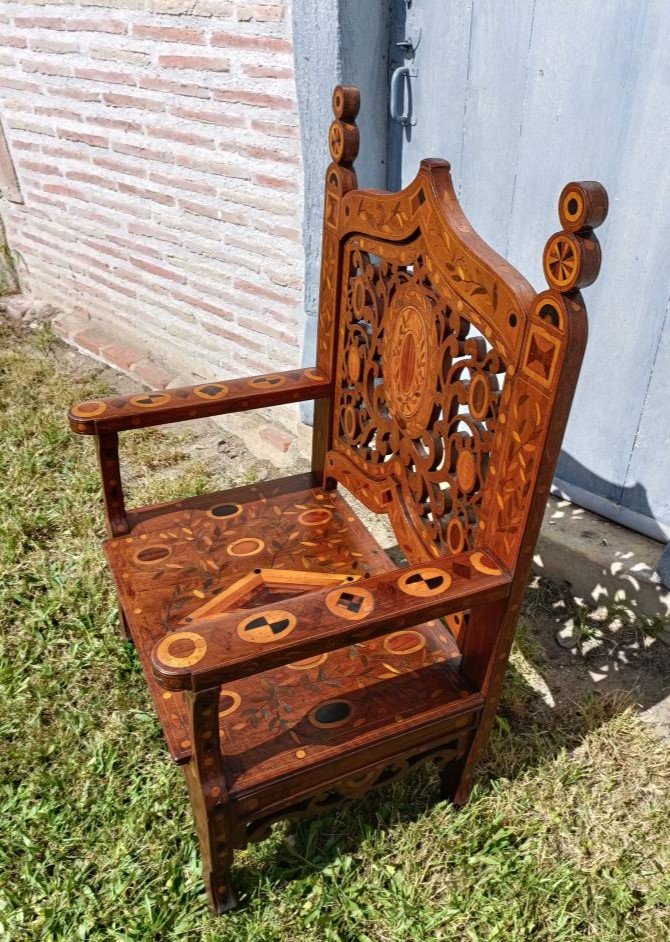 Fauteuil Anglo-indien - XIXème