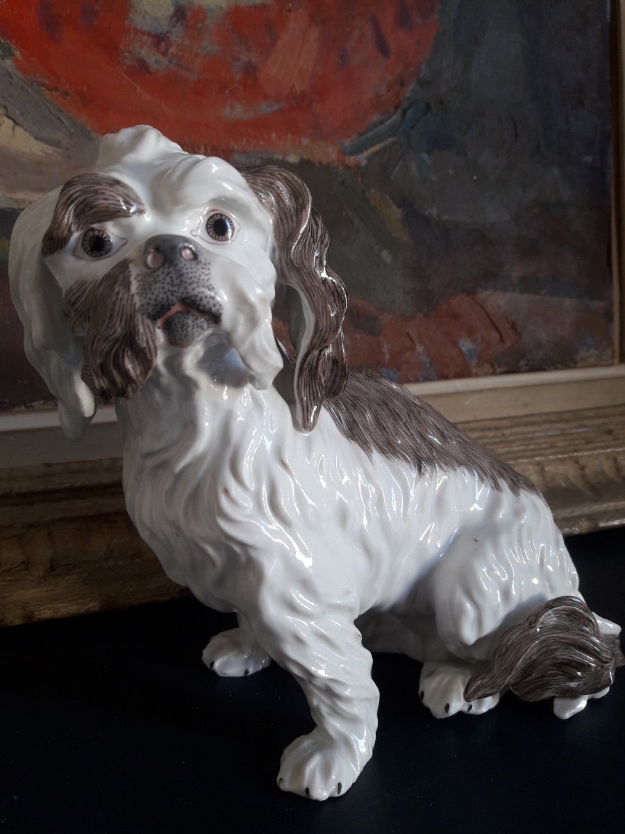 After Meissen - Couple Of Cavaliers King Charles-photo-3