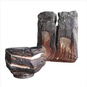 Two Piece Stoneware Set - Eric Astoul