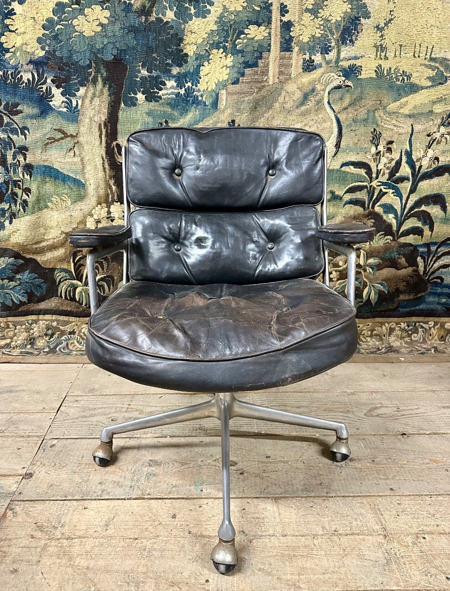 Charles Et Ray Eames, Fauteuil De Bureau Tournant Années 1960