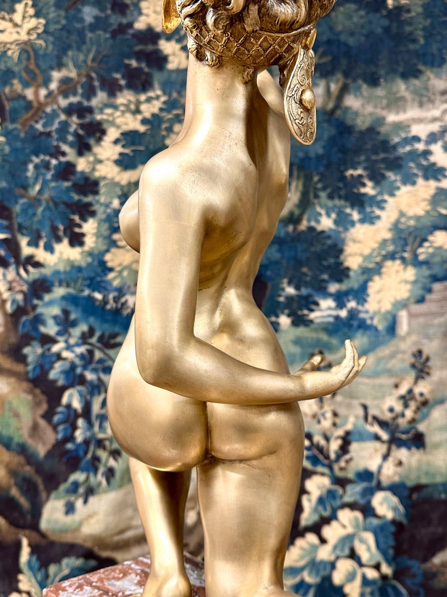 Affortunato Gory - The Juggler, Bronze Of A Dancing Woman From The Art Deco Period. Circa 1920-photo-5