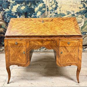 Louis XV Period Marquetry Desk. 18th Century