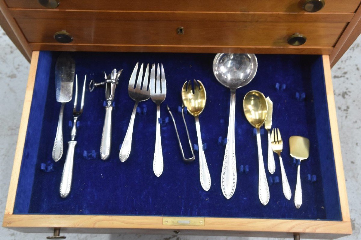 Cutlery Set Deetjen Vermeil 173 Pieces-photo-4