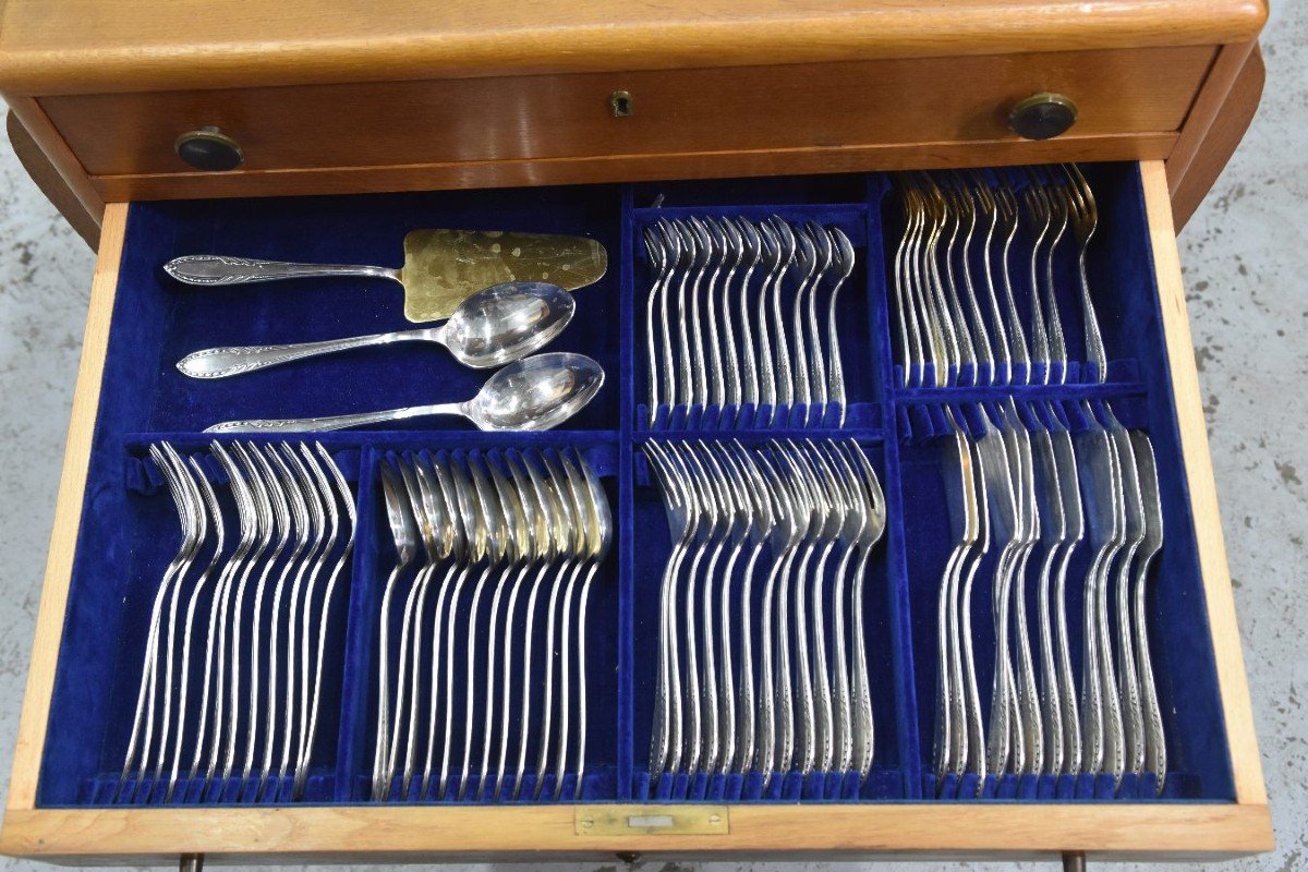 Cutlery Set Deetjen Vermeil 173 Pieces-photo-5