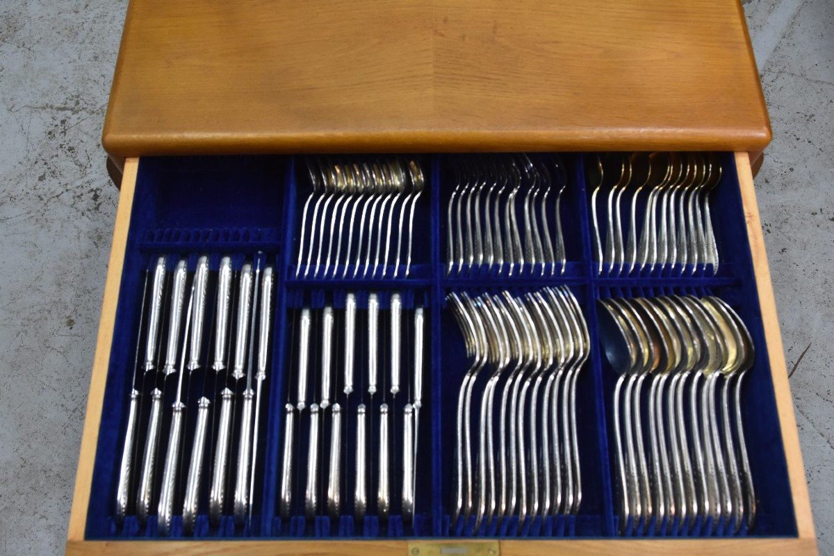 Cutlery Set Deetjen Vermeil 173 Pieces-photo-6