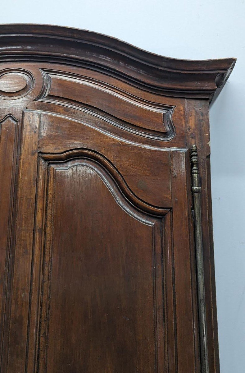 Louis XV Cupboard Facade, 18th Century In Walnut-photo-3