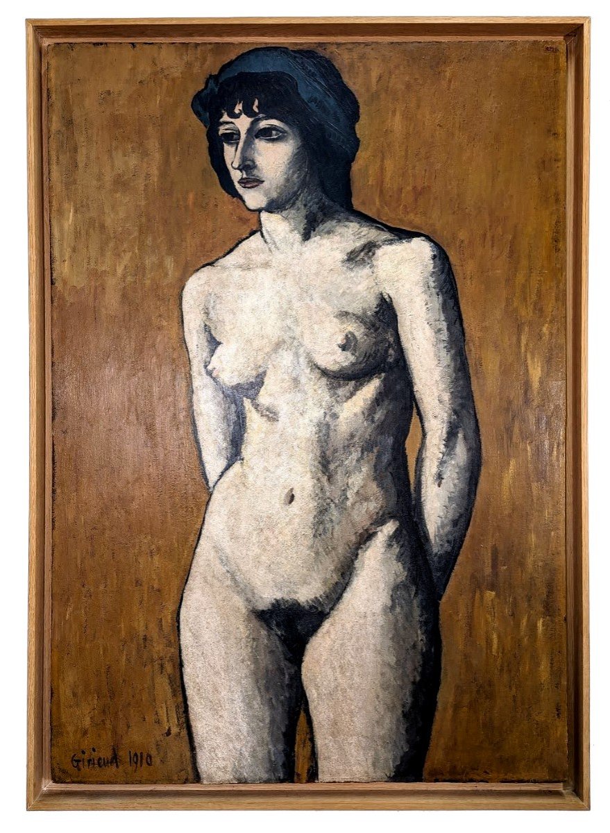 Portrait Naked Woman (probably Emilie Charmy) Dated 1910 By Pierre Girieud