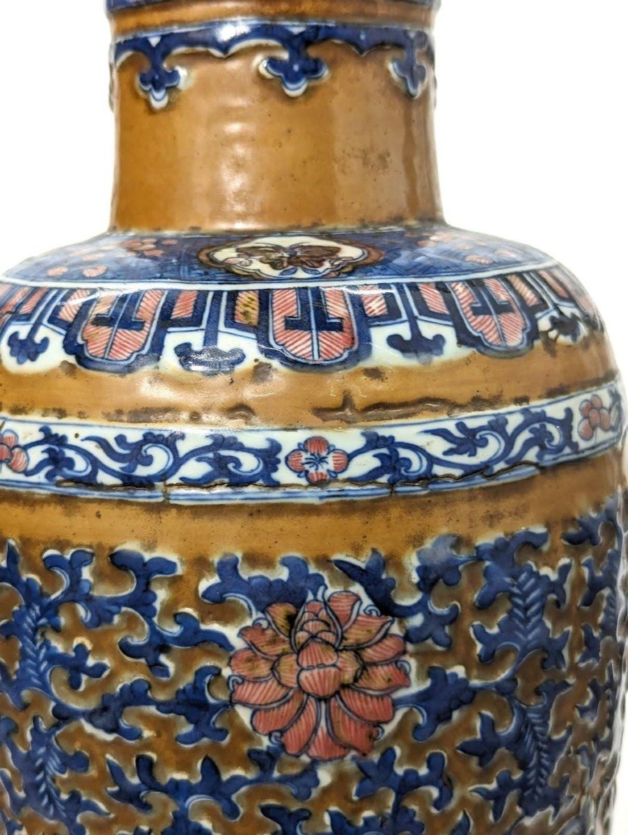 Chinese Porcelain Vase 19th Century-photo-2