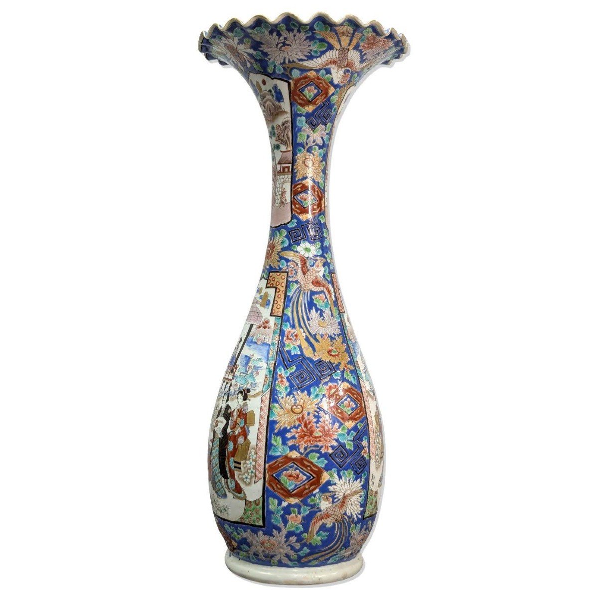 Large Vases 65 Cm Japan 19th Century -photo-2