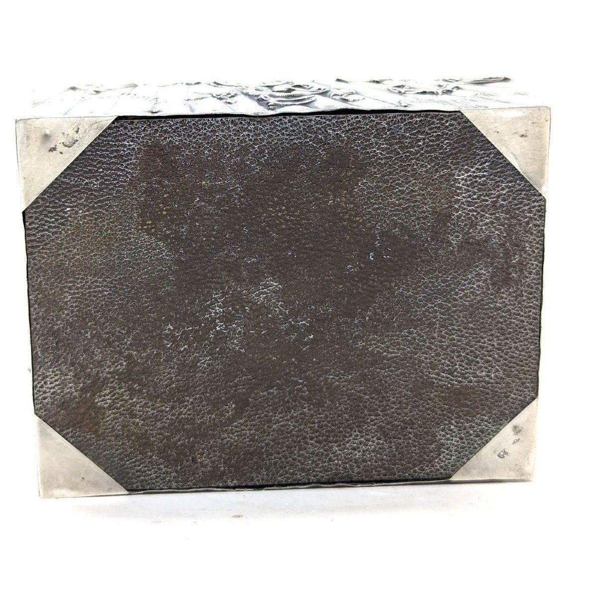 19th Century Silver Box Finely Chiseled With Arabesques  -photo-5