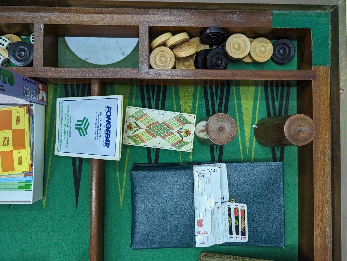 80s Chess Board Games Table  -photo-4