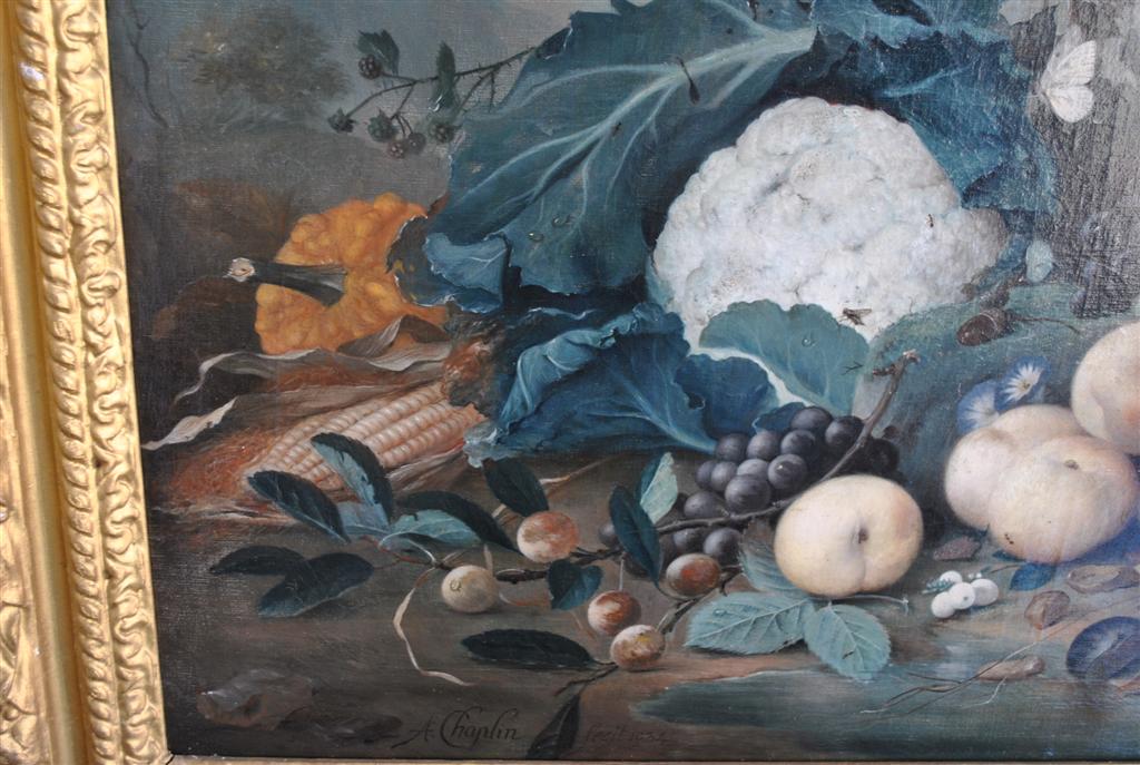 Large Still Life With Fruits And Vegetables Arthur Chaplin-photo-6
