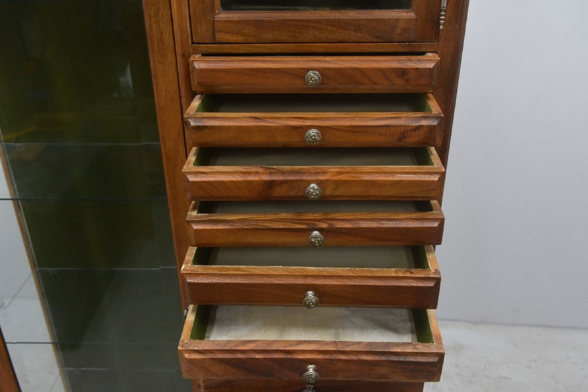 Rare Dental Cabinet In Walnut 1900-photo-3