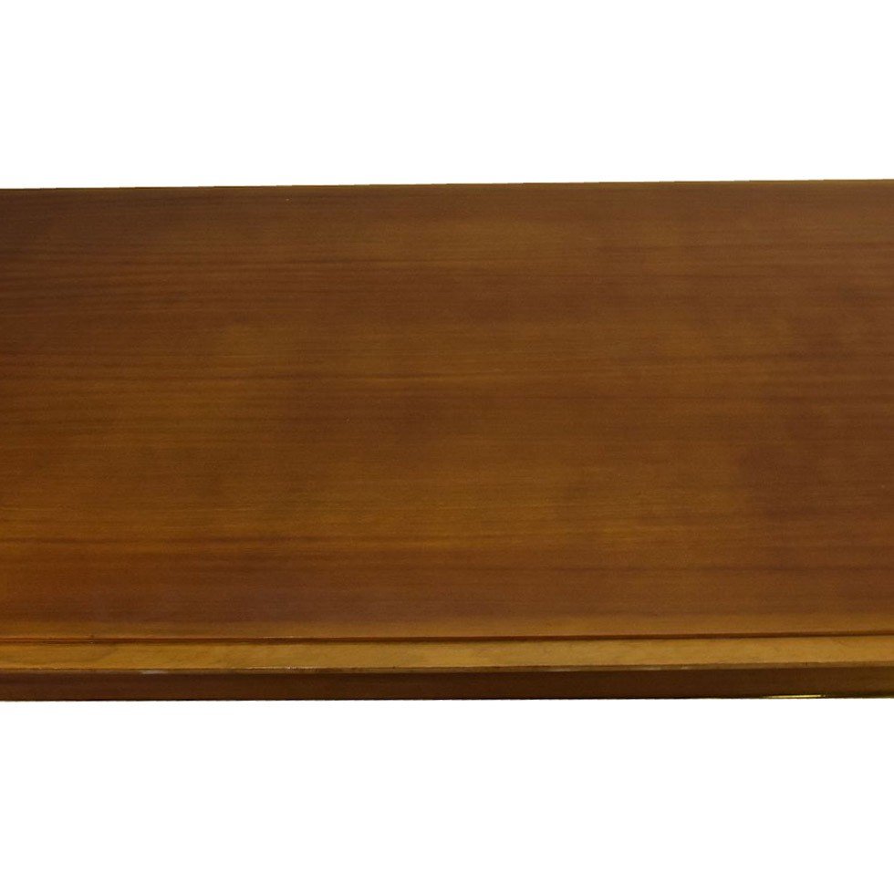 1940 Mahogany And Gilt Bronze Dining Table By Pierre Lardin-photo-1