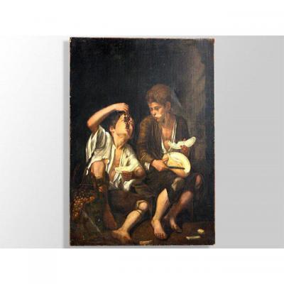 Oil On Canvas From Murillo XVII Workshop