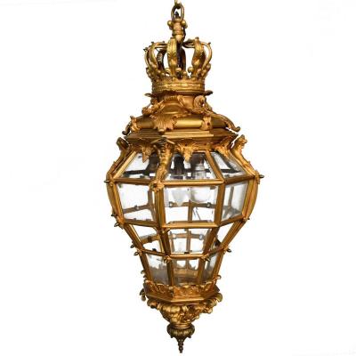 Lanterne En Bronze Doré Du Château De Versailles 