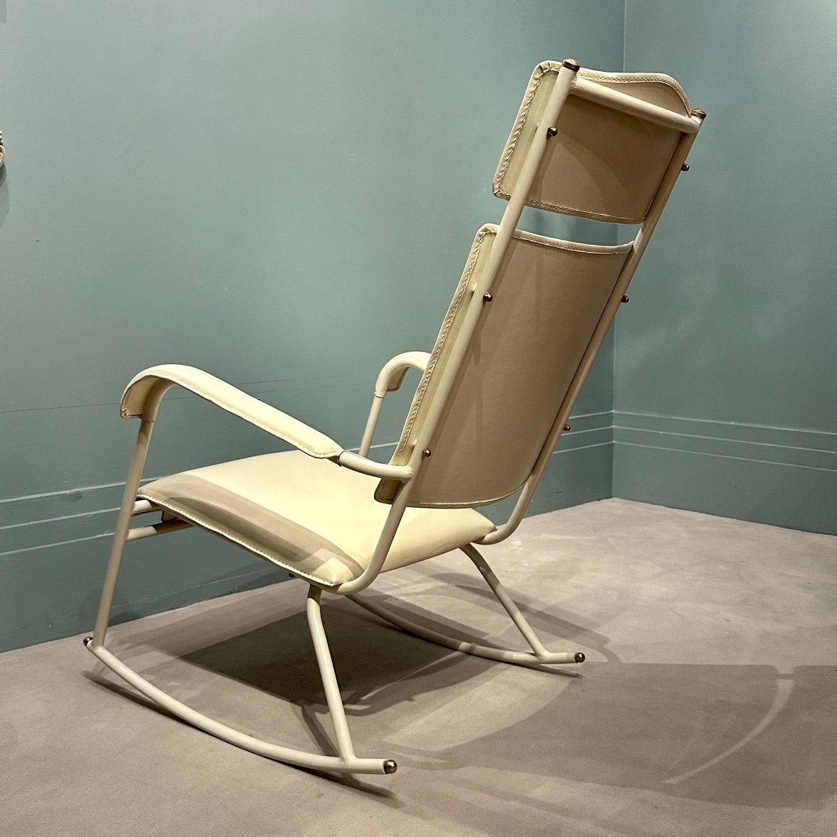 Rocking chair par Jacques Adnet-photo-3