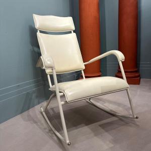 Rocking Chair By Jacques Adnet