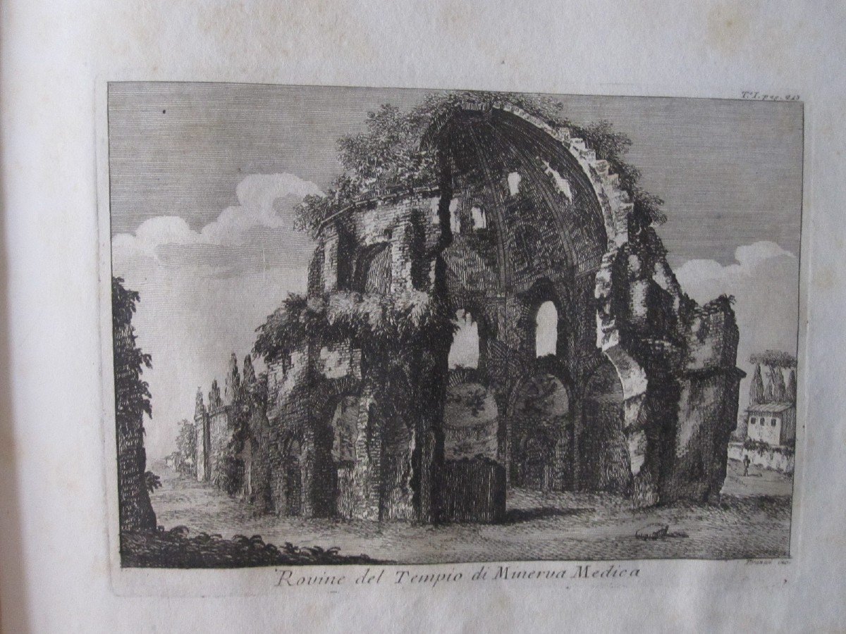 Piranesi, Morelli And Others: Album With Fifty Engravings Of Views Of Rome-photo-2