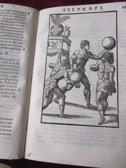 Hieronymus Mercurial: De Arte Gymnastica Libri Six. Venise 1601-photo-4