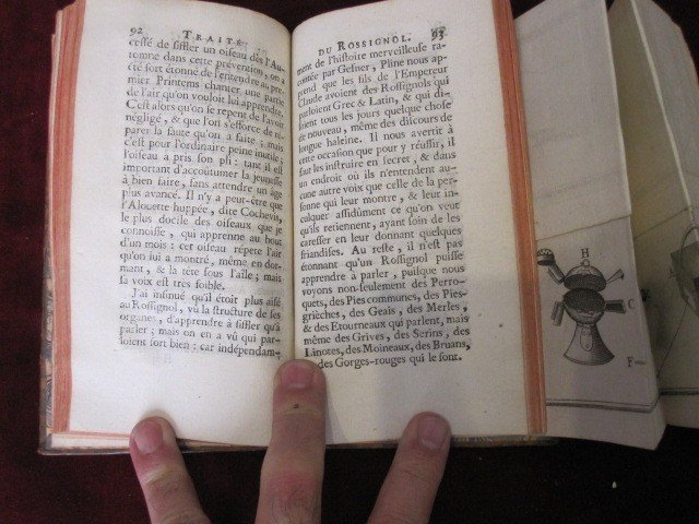 Traité Du Rossignol Franc, Ou Chanteur. Paris 1751-photo-2