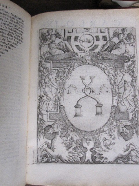 Livre Des Emblèmes De La Renaissance : Le Imprese Illustri De Jeronimo Ruscelli. Venise 1572-photo-2