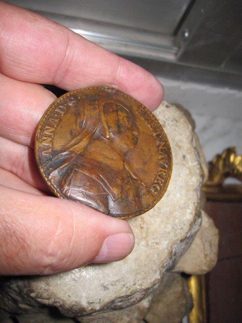 Médaille De Louis XIV Et d'Anne d'Autriche. Signé Par Warin En 1645.-photo-7